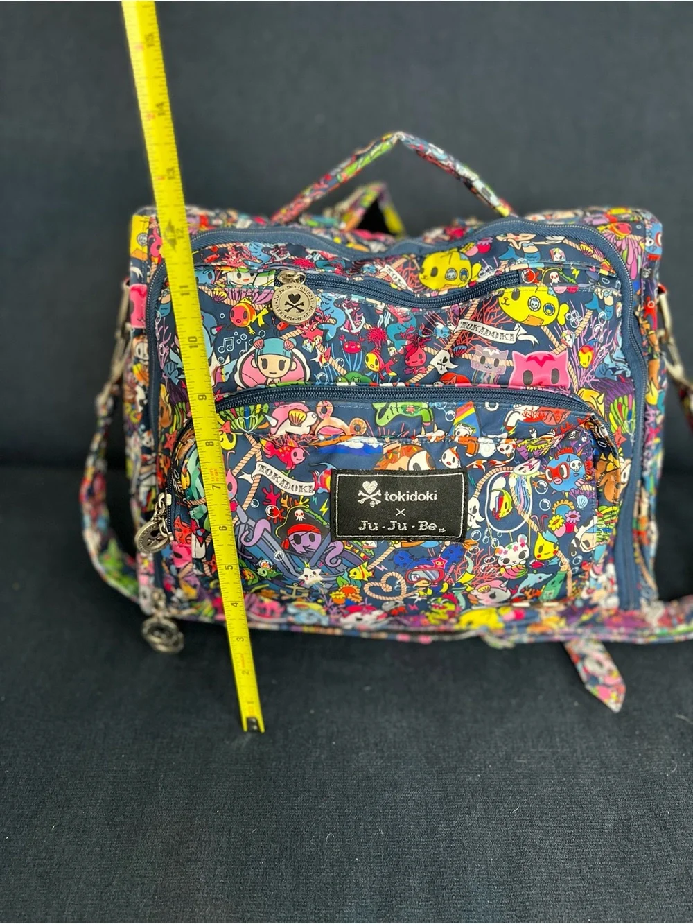 JuJuBe X Tokidoki Sea Punk BFF Diaper Backpack Book Bag - Excellent Condition